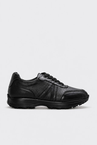 Fast Step Hakiki Deri Erkek Casual 722ma673 Siyah