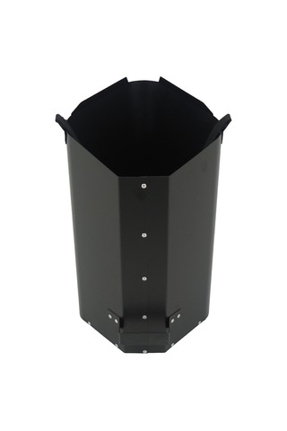 Pelet Kovası / 15 Lt-10 Kg / Mat Siyah Toz Boyalı / Babas Stove