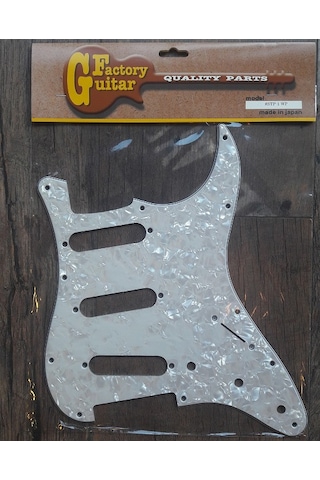 Domo Stp-1Wp Beyaz Sedefli Sss Strat Pickguard