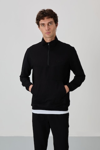 Tommy Life Herbert Siyah Dik Yaka Eşofman Takım - 85233 Siyah