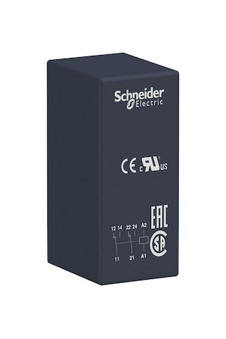 Schneider 2 Kutuplu 24v Dc 8a 8 Pinli Role