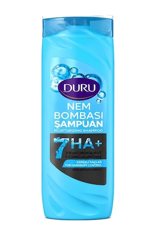 Duru Nem Bombası Şampuan 600 Ml Kepeğe Karşı Etkili 3 Lü Tüm Saçlar