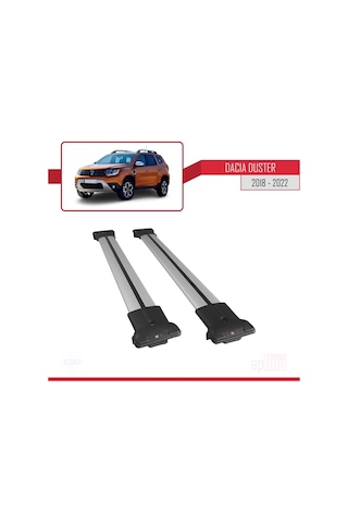 Dacia Duster 2018 Ve Sonrası Fly Model Ara Atkı Tavan Barı Gri (526030500)