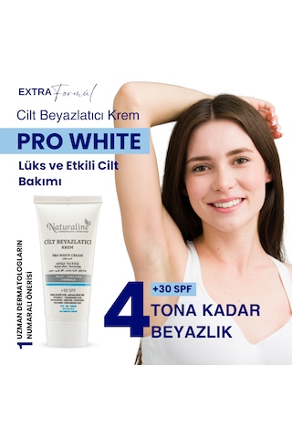 Pro White Cilt Beyazlatıcı Krem +30 Spf Koruma 50ml