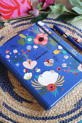 Vj Gsp Ayraçlı Planlayıcı Defter 17x23 100 Gr. Haftalık 112 Sf.+todo 30 Sf.+noktalı 50 Sf. Lacivert