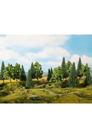 Noch 24620 Karışık Orman Ağaçları, 8 Adet, 10-14 Cm. Diorama Malzemesi-54858