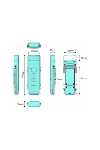 Cbtx Cs-x18 Usb Şarj Edilebilir Taşınabilir Mini Gece Işığı - Mavi