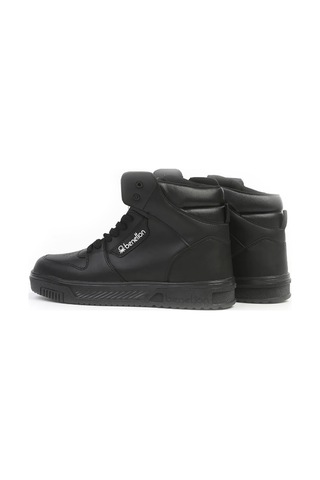 United Colors Of Benetton Benetton 31085 Genç Erkek Sneaker Hi Ayakkabı Siyah Siyah