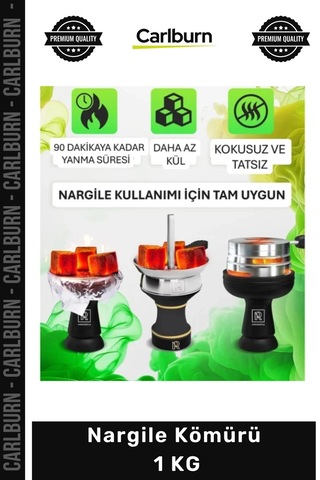 Nargilekömürü Hindistan Cevizi Kabuğu Doğal Katkısız Profesyonel Yüksek Kaliteli Nargile Kömürü 1 K