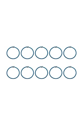 Suntek 10pcs Trambolin Elastik Ip Streç Kordonu Yuvarlak Mavi