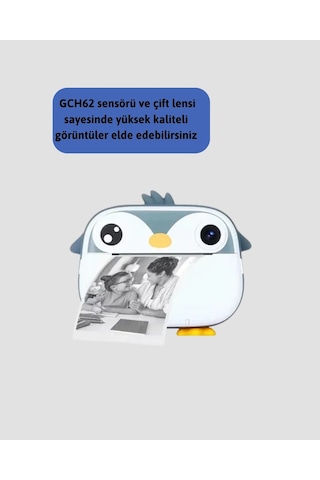 Anında Baskı Ve Yüksek Çözünürlüklü Çift Lensli Fotoğraf Makinesi Çok Renkli