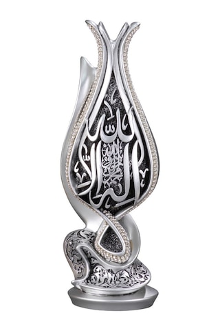 Nakkaş Zarif Lale Tevhid Boytu Orta Boy Gümüş