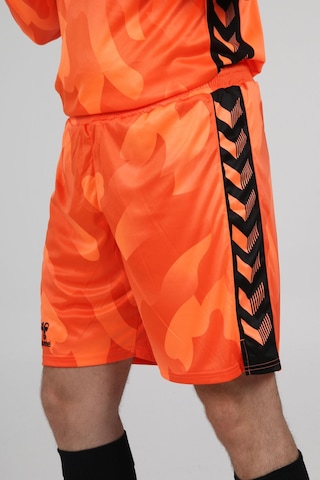 Hummel Elegance Profesyonel Kaleci Şortu Neon Turuncu