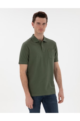 Pierre Cardin Erkek Haki Tişört Basic 50302538-vr027 Haki