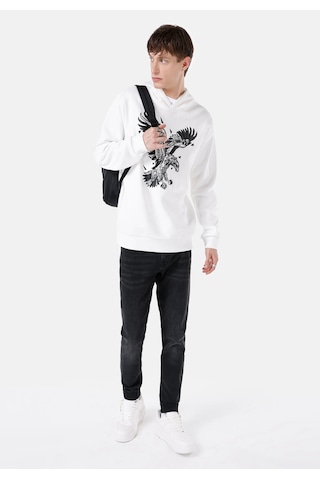 Colin's Colins Regular Fit Erkek Beyaz Sweatshirt Cl1067471 Q1.v1 Ofw Beyaz
