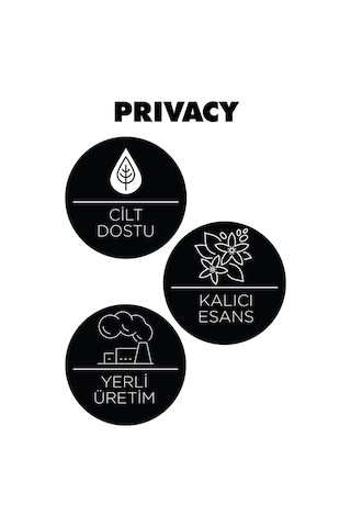 Privacy Addiction Erkek Parfüm EDT 100 ML + Erkek Sprey Deodorant 3 x 150 ML