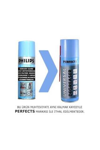 Perfects Degreaser Cleaner 200Ml Mavi Kapak Yağsız Sprey