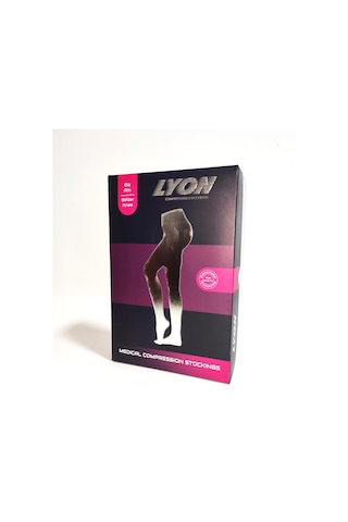 Lyon Diz Altı Orta Basınçlı Varis Çorabı Ten Rengi