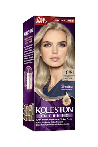 Koleston Intense Saç Boyası 10.81 Çok Açık Küllü İnci Sarısı