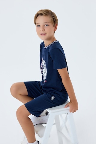 U.S. Polo Assn. U.s. Polo Assn Erkek Çocuk Bermuda 2'li Takım Lacivert-2689