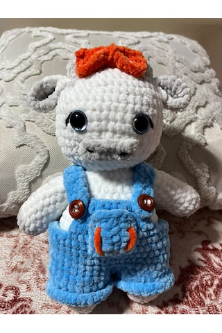 Amigurami Gömlekli İnek 02 - Çok Renkli