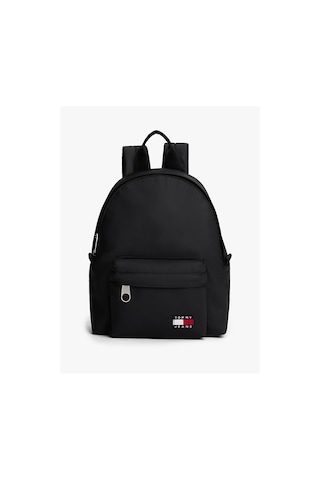Tommy Hilfiger Kadın Ön Cepli Sırt Çantası - Siyah Triple Black