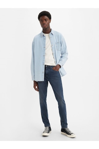 Levi's Lse 512 Pamuklu Normal Bel Dar Paça Slim Tapered Fit Jeans Erkek Kot Pantolon A2087-9929 Blues