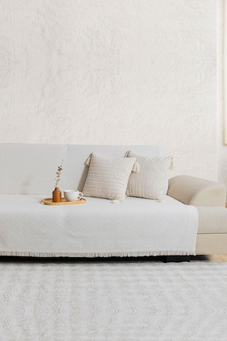 Elart Fancy Koltuk Örtüsü 170 200 Cm Ekru
