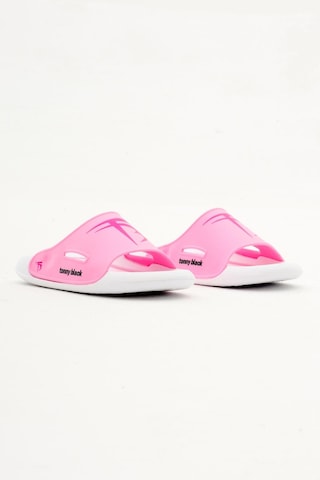 Tonny Black Poıli Taban Logolu Çocuk Unisex Pembe Terlik Tbacr896 PEMBE