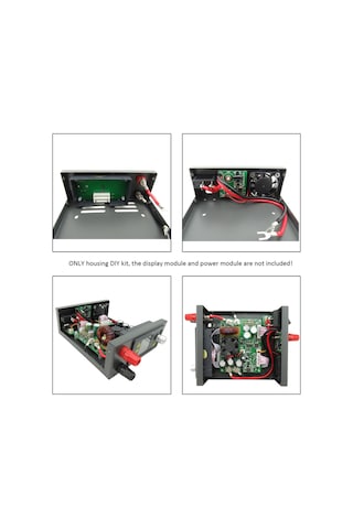 Samdoo Dijital Kontrollü Güç Kaynağı İçin Sac Metal Dıy Kasa Kit - İletişim Arayüzlü, Modül Hariç