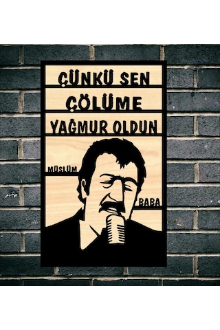 Müslüm Baba Çünkü Sen Çölüme Yağmur Oldun
