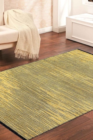 Kilimista Milano Ml103 Hardal Leke Tutmaz Antialerjik Yıkanılabilir Dokuma Dekoratif Halı Kilim