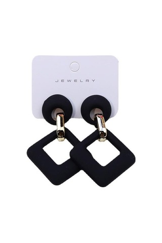 Turuncu Opk, 2023'ün Yeniliği, 12 Renk, Kare Akrilik Çerçeveler, Kadınlar İçin Lüks Çok Renkli Geometrik Küpe, Takı Pd1488 Turuncu