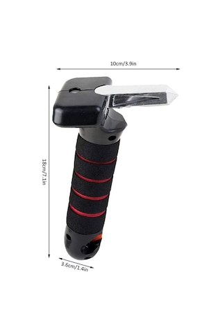 Besthome1 Shineyee Kırmızı Led Kapı Kolcuğu, Acil Çıkış Çekici, Hafif Tasarım, Pratik Araç Ekipmanı