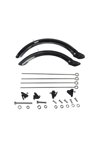 20 '' 14 '' Katlanır Bisiklet Çamurluk Seti V Fren Bisiklet Çamur Muhafızları 14 Inç Siyah