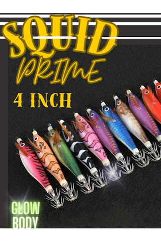 Squid Prime 4 İnç Kalamar Zokası 5 Adet
