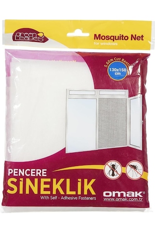 Greenleaves Çift Kanat Cırtlı Sineklik Pencere Seti 150x130 Cm