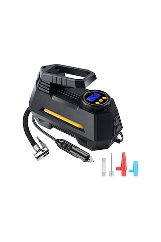 Araç Çakmaklık Uyumlu Auhma Dijital Göstergeli 100w Kompresör