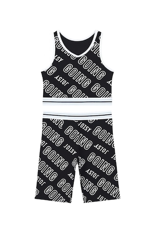 Just Keep Sporcu Çocuk Takım Siyah