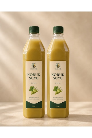 Promar Ekşi Koruk Suyu 2 x 1 L
