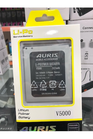 Vestel Uyumlu Venüs V3 5000 Batarya Pil 2920 Mah