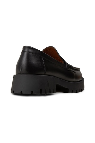 Deery Kadın Hakiki Deri Siyah Loafer Ayakkabı - 02034zsyhc02