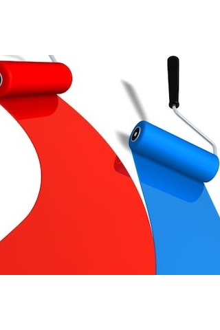 10 Adet Parmak Rulo Yedek 10 Cm Boya Rulosu Yedeği