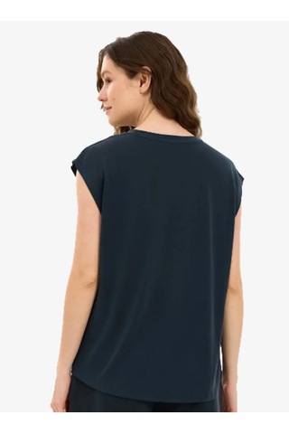 Skechers S2610047-3817 W Soft Touch Loose Fit Kadın T-shirt Siyah