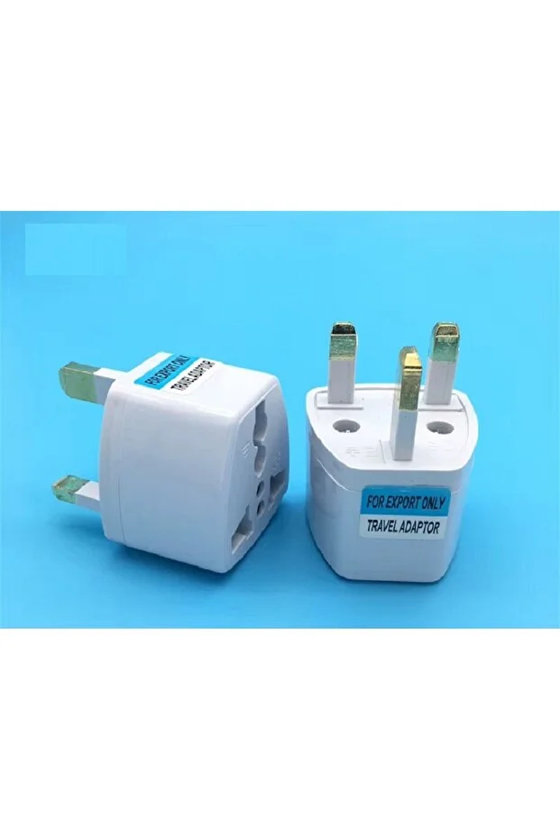 20 Adet Type-g Plug Adapter Hac/ümre Plug Adaptor Seyahat Ac Güç Şarj Adaptörü Dönüştürücü Priz Beyaz