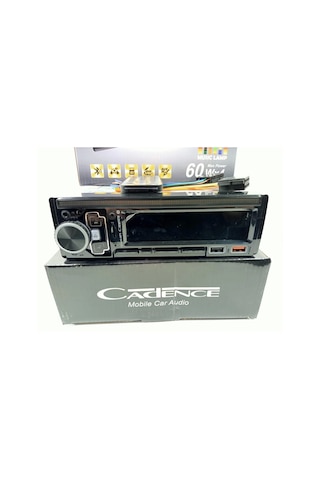 Cadence Teyp Led Animasyonlu , Çift Usb, Çift Amfi , Ekstra Bass Ve Bluetoothlu 7 Renk Oto Teyp