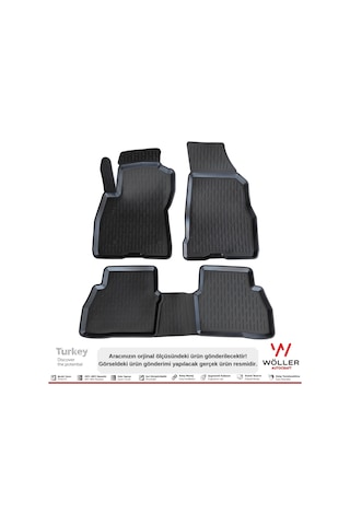Fiat Doblo Paspas 2010 Sonrası 3D Havuzlu Wöller Paspas