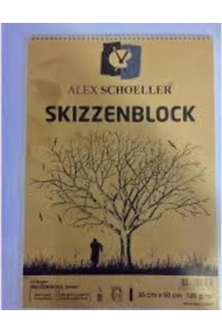 Alex Schoeller Bloknot Spiralli Kraft 35X50 Cm Alx-1175