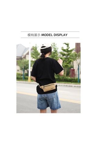 Erkekler İçin Şık Ve Dayanıklı Kanvas Omuz Çantası, Spor Ve Günlük Kullanım İçin Pratik Aksesuar Siyah