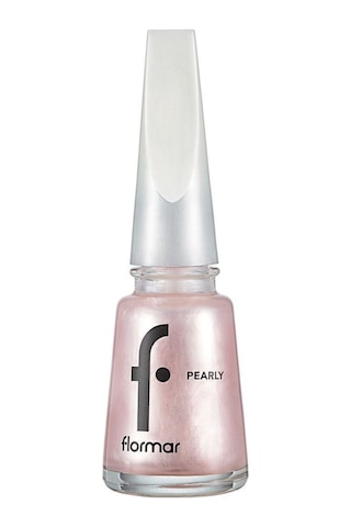 Flormar Pearly Yarı Şeffaf Sedefli Parlak Oje PL103 Pink Pearl